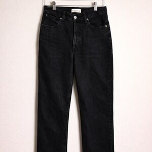 Abercrombie & Fitch Women's black 90s baggy low rise jeans